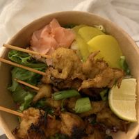 Satay   at Meat The Vegans in North West London