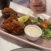 Garlic Chick’n Wings  at Meat The Vegans in North West London