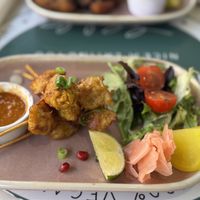 Satay Spieße  at Meat The Vegans in North West London