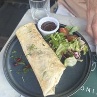 Indian wrap   at Meat The Vegans in North West London