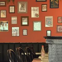 inside  at Meat The Vegans in North West London