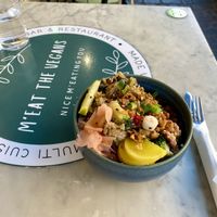 Fried rice  at Meat The Vegans in North West London