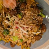 Pad Thai with chick'n at Meat The Vegans in North West London