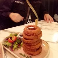 Onion rings at Meat The Vegans in North West London