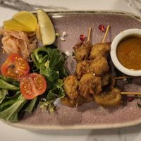 Satay chickn. at Meat The Vegans in North West London