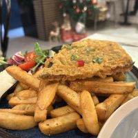fish & chips  at Meat The Vegans in North West London