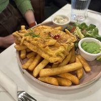 Vish and chips   at Meat The Vegans in North West London