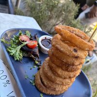 Onion rings   at Meat The Vegans in North West London