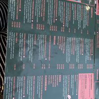 Menu 1  at Meat The Vegans in North West London
