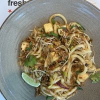 Vegan pad thai with udon  at Wagamama - Milan Bicocca in Milan