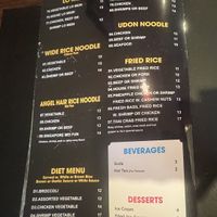 Menu part 6  at Liu's House in Allentown