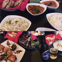 Rice and curry at The Green Eatery in Norwich