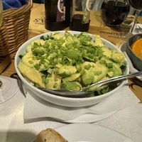 Avocado orange saladd  at A Tasca in Sao Miguel