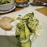 Bread plus salad😄 at A Tasca in Sao Miguel