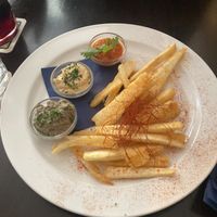 Maniok fries  at Mathilda Vegan in Munich