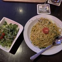 Spaghetti Carbonara  at Mathilda Vegan in Munich