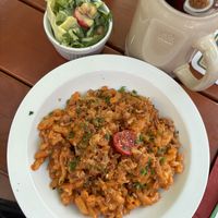 Kösespätzle  at Mathilda Vegan in Munich