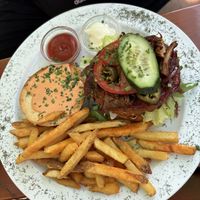 Mathilda burger   at Mathilda Vegan in Munich