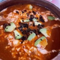 Sopa Azteca  at Taco Santo in Mexico City