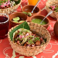  at Taco Santo in Mexico City