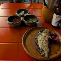 Quesadilla at Taco Santo in Mexico City