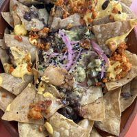 Nachos  at Taco Santo in Mexico City