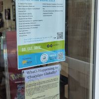Vegan Chef Challenge posted in the window at Rolled Mountain Creamery - Rancharrah Pkwy in Reno