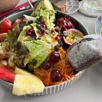Big vegan salad bowl   at Déjà vu in Schwarzsee