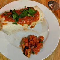 Burrito at Kombuse in Hamburg