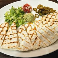 Vegan quesadilla at DXB - Hard Rock Cafe - T3 - B in Dubai