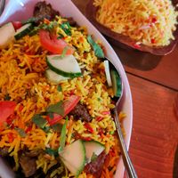 "lamb" Biriyani at Kashmir Indian Restaurant in Christchurch