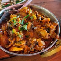 Mushroom Bhaji at Kashmir Indian Restaurant in Christchurch