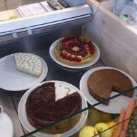 Cakes at Veganima in Arco