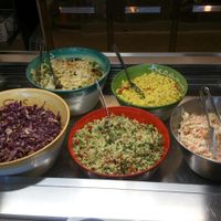 Fresh salads at Veganima in Arco