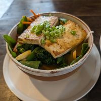 Thai noodle soup at Wasp & Sprout in Nairobi