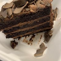 Chocolate cake   at The Wild Strawberry in Keswick