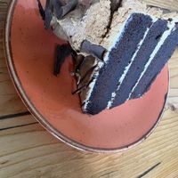 Mocha cake  at The Wild Strawberry in Keswick