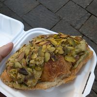 Pistachio Croissant 🥐 at Y Siop Fach Sero in Ferndale