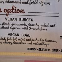 Vegan options on the menu | August 2025 at Annette Cafe in Nice
