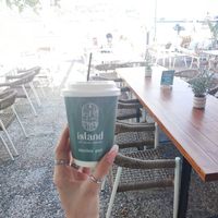 Take away option at island cafe in Skiathos