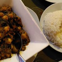 Channa palak at Paulino's Indian Cuisine in Cusco