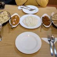 One vegan and one vegetarian meal at Rajmahal in Jeju