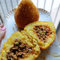 Arancini vegan at La Vale Bakery - Glutenfree in Milazzo