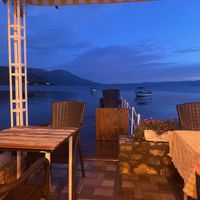 View from the restaurant   at Kaj Kanevche  in Ohrid