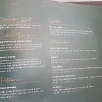 Vegan Menu (July 2024) at Little Dessert Shop Bull Ring in Birmingham