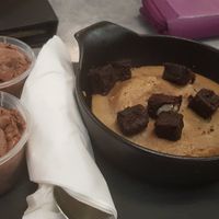 Chocolate ice cream and brookie dough at Little Dessert Shop Bull Ring in Birmingham