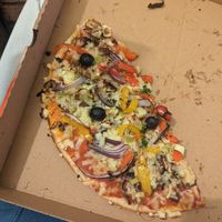 Vegetariana pizza. Ask to swap cheese and base to be vegan. at Piccolo in Hove