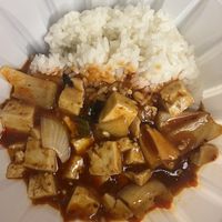 Scrumptious spicy tofu!   at Maehwayangkkochi myeongdongjeom - 매화양꼬치 명동점 in Seoul