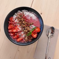 Smoothie bowl  at Booch Cafe in Riga