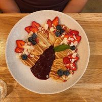 pancakes at Booch Cafe in Riga